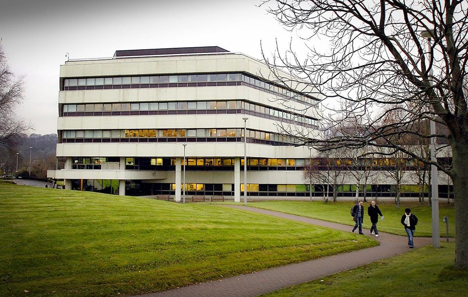 Exterior shot of a government building 